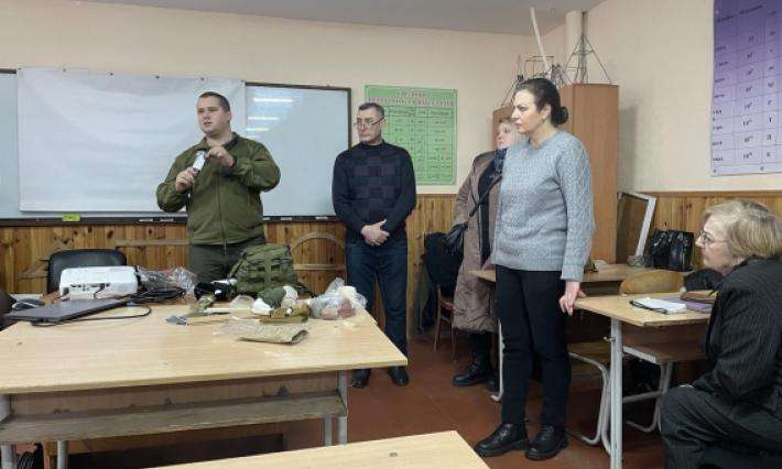 11.01.2024 В КОЛЕДЖІ ПРОВЕДЕНО ПЕДАГОГІЧНЕ ЧИТАННЯ ДЛЯ ВИКЛАДАЧІВ ТА ПРАЦІВНИКІВ ЗАКЛАДУ НА ТЕМУ: «НЕВІДКЛАДНА ДОПОМОГА В УМОВАХ ВІЙНИ».