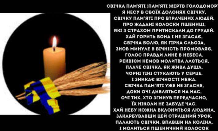 Тематична виставка з історії українського голодомору