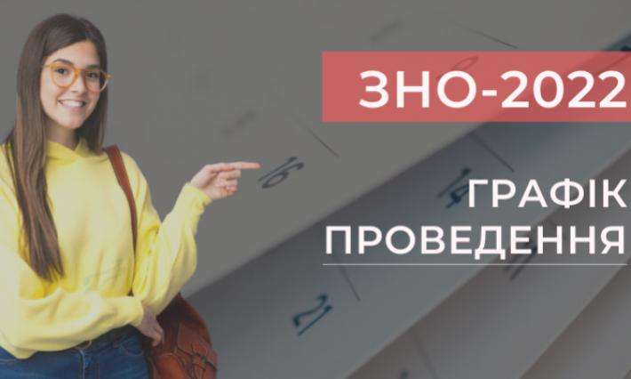 Відомі терміни проведення ЗНО-2022