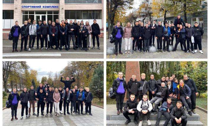 Виховна година-екскурсія центром міста Житомир для студентів групи 1Д 1154